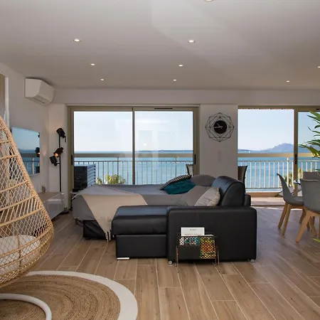 Apartament Vue Panoramique, Clim, Balcon Et Plages Antibes