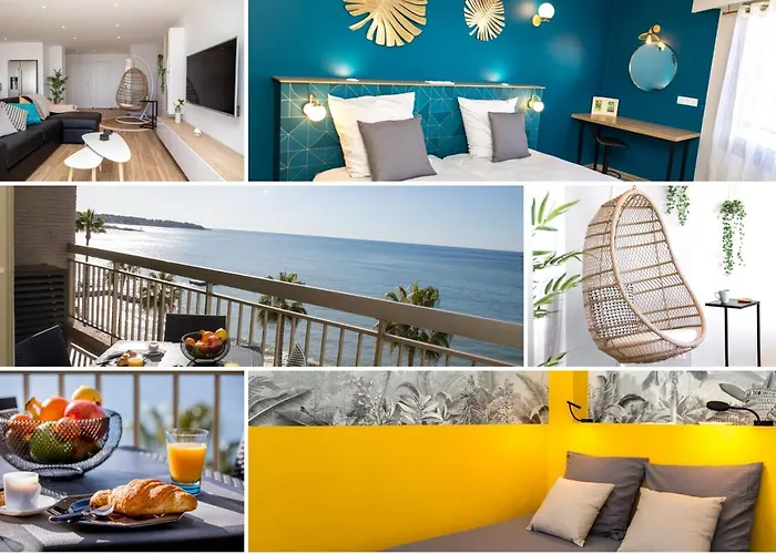 Vue Panoramique, Clim, Balcon Et Plages Apartment Antibes