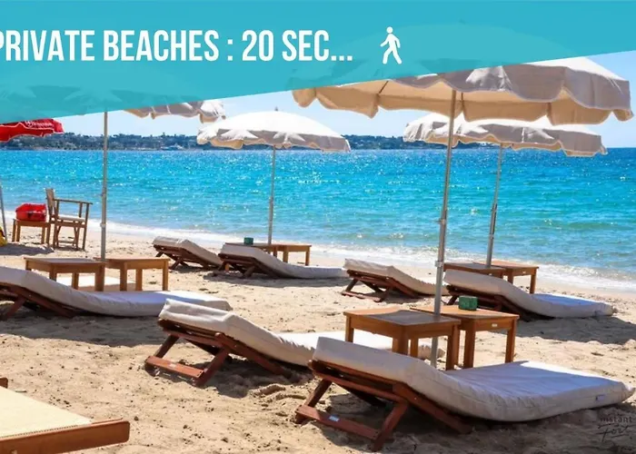 Vue Panoramique, Clim, Balcon Et Plages Αντίμπ