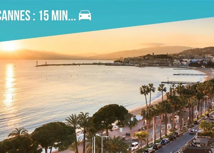 Vue Panoramique, Clim, Balcon Et Plages Αντίμπ